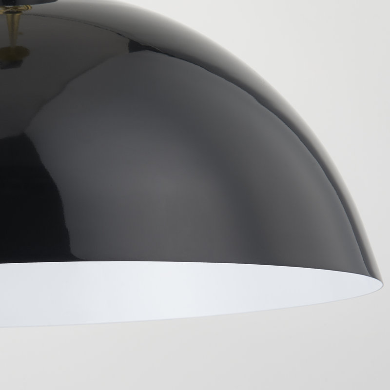 Luminaire suspendu CAMILLE par Zio & Sons x Mitzi, Noir, noir, noir, noir, H 9,25 po x l 13 po x P 13 po