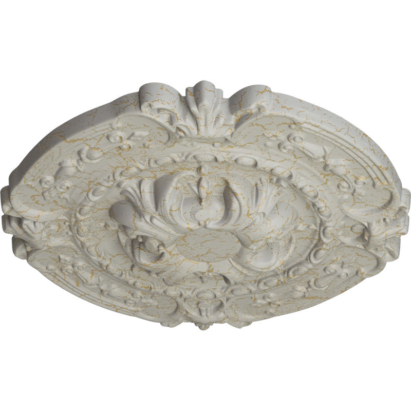 Médaillon de plafond Endurathane Southampton, DE 16 3/8 po x P 1 3/4 po (convient aux auvents jusqu'à 2 3/4 po)