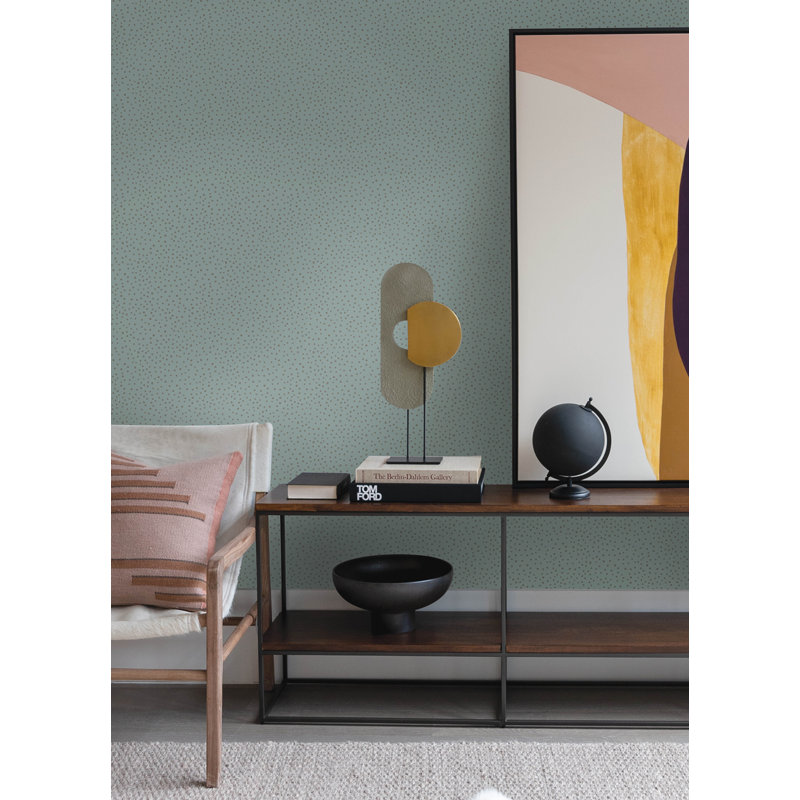 Cassie Gold Petite Polka Wallpaper, Gold