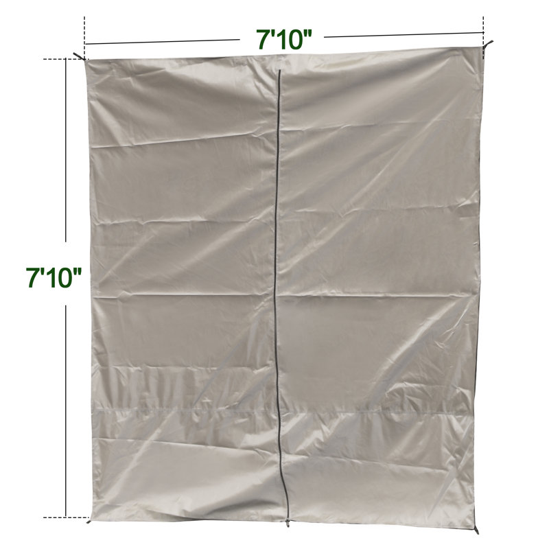 Panneaux de vent de tente de pavillon portatif Mcombo Pop-Up, P1024, Marron