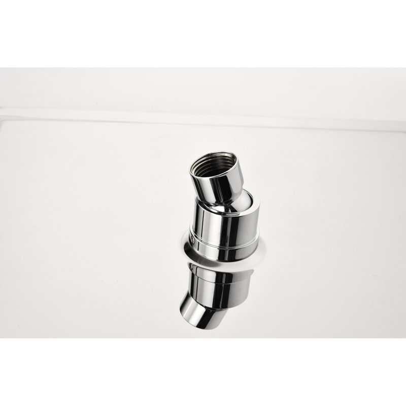 Bathroom Shower In White Brass - Rainfall Head With Easy Installation Process Easy Function