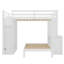 Grand lit superposé au-dessus d'un lit simple en bois-425300020