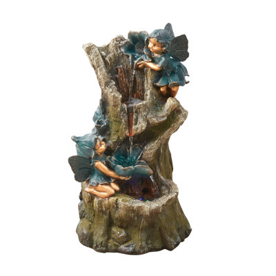Weller Outdoor Floor Fountain with Lights