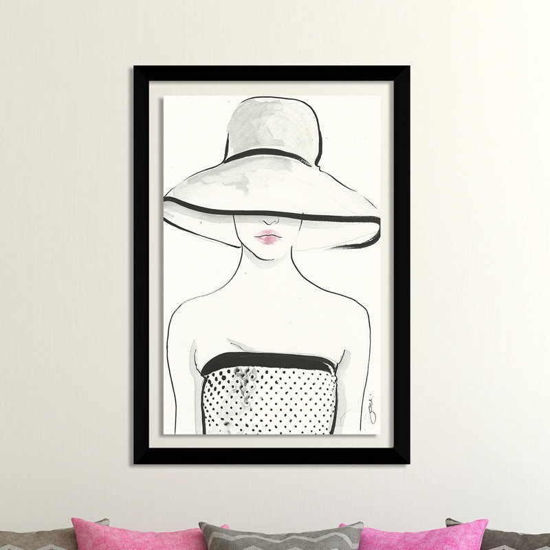 « thowing shade »-impression sur toile, H 39,5 po x l 27,5 po x P 0,75 po, Acrylique avec cadre noir