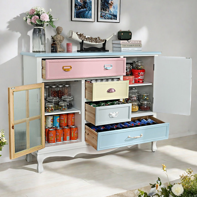 Armoire d'appoint moderne et multifonctionnelle