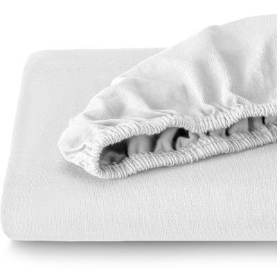 Organic 100% Cotton Jersey Knit Fitted Sheet