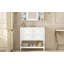 Armoire de salle de bain avec lavabo et 4 tiroirs-17626357