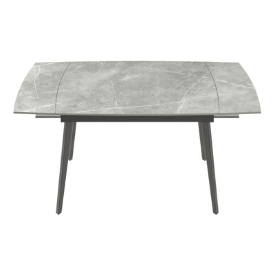 Coey Rectangular Dining Table with Steel Base