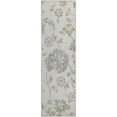 Premium Machine Washable Prisco Ivory Rug
