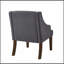 Fauteuil d'appoint moderne rembourré avec pieds en bois-131260916