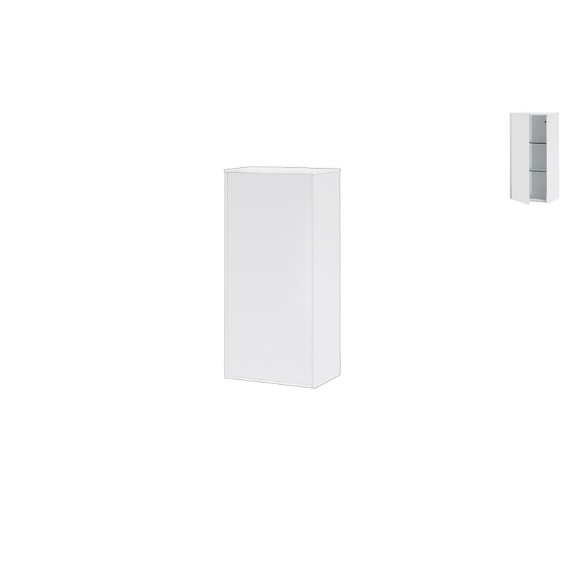 Arciszewski Linen Cabinet, Left, White