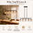 5-Light Gold Kitchen Island Pendant