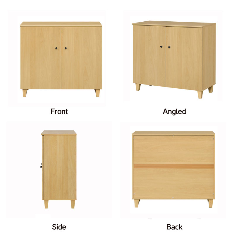 Lysiane 2-Door Accent Cabinet, Oak