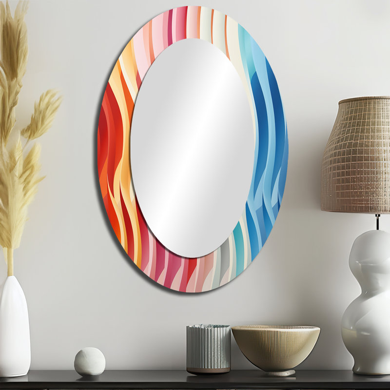 Miroir mural moderne Opt Opt Delirum III, 36 po x 24 po