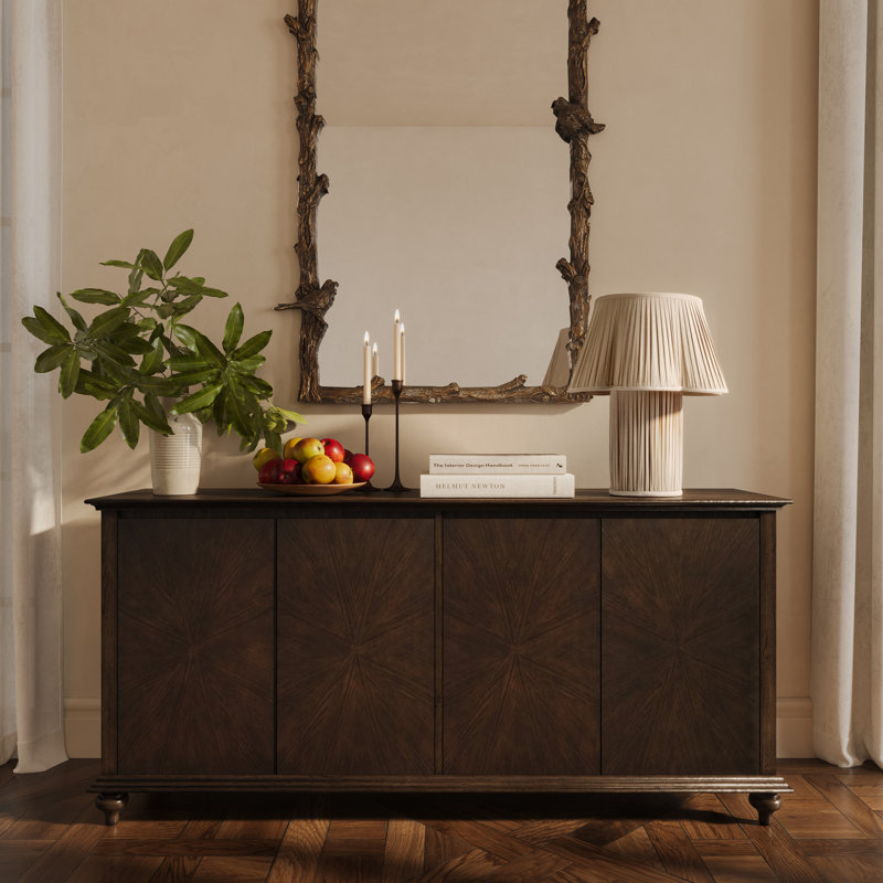 Buffet brun foncé