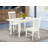 5 Piece Dinette Set for 4 Includes a Rectangle Dining Room Table with Butterfly Leaf and 4 Kitchen Dining Chairs, 32x54 Inch, Black-1596002665-1521121822