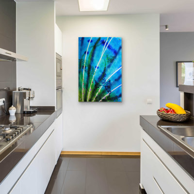 «Lion Fish Fin» par Rita Shimelfarb, art mural en verre acrylique