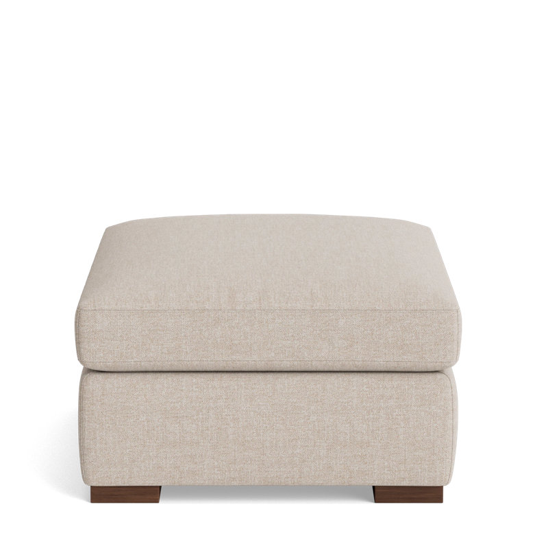 Lucca Ottoman, Performance Weave - Natural