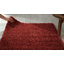 Lush Solid Colour Machine Woven Weinrot Area Rug-189839472