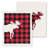 Set Of 2 Buffalo Check Moose Dishcloth