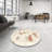 Wool Abstract Indoor Rug-182308488