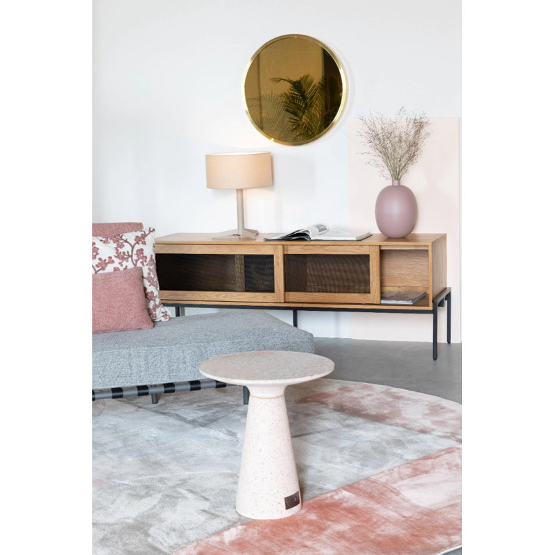 Hilton Geometric Area Rug, Round 7'