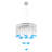 8 - Light Crystal Chandelier