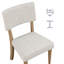 Chaise rembourrée en bois Colvin-1784160949