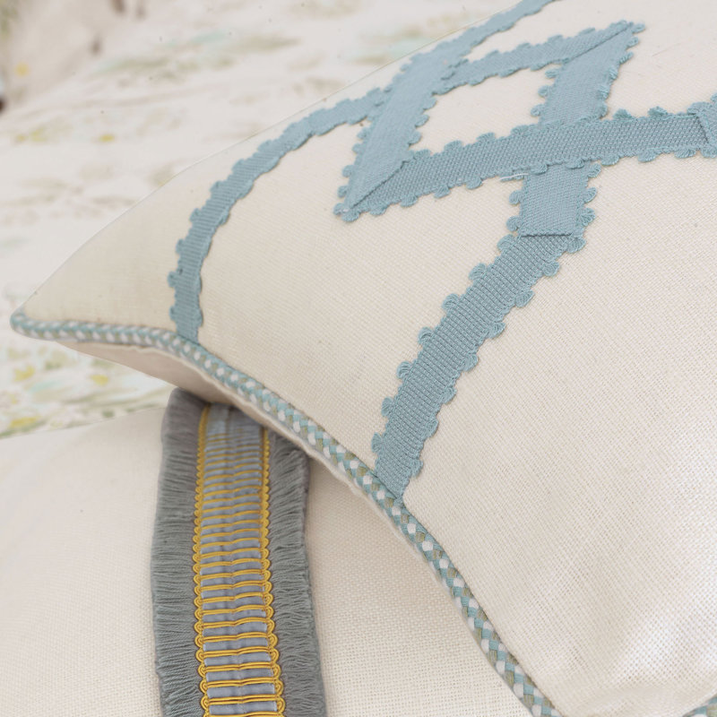 Magnolia Linen Square Pillow Cover & Insert