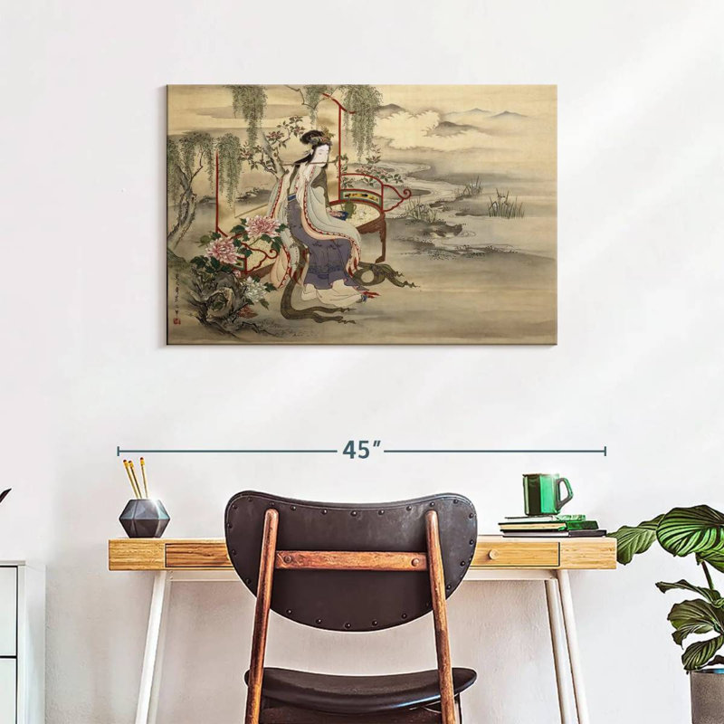 Leisha, la beauté chinoise, Yang Guifei, H 24 po x l 36 po