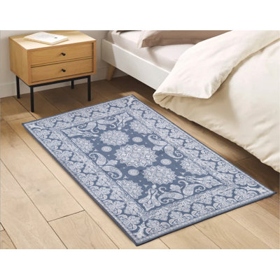 Harner Flannel Washable Rugs