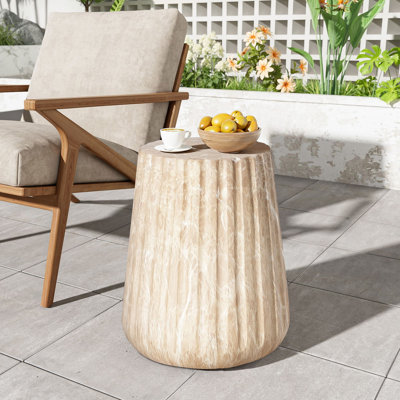 Table d'appoint d'extérieur Cleme