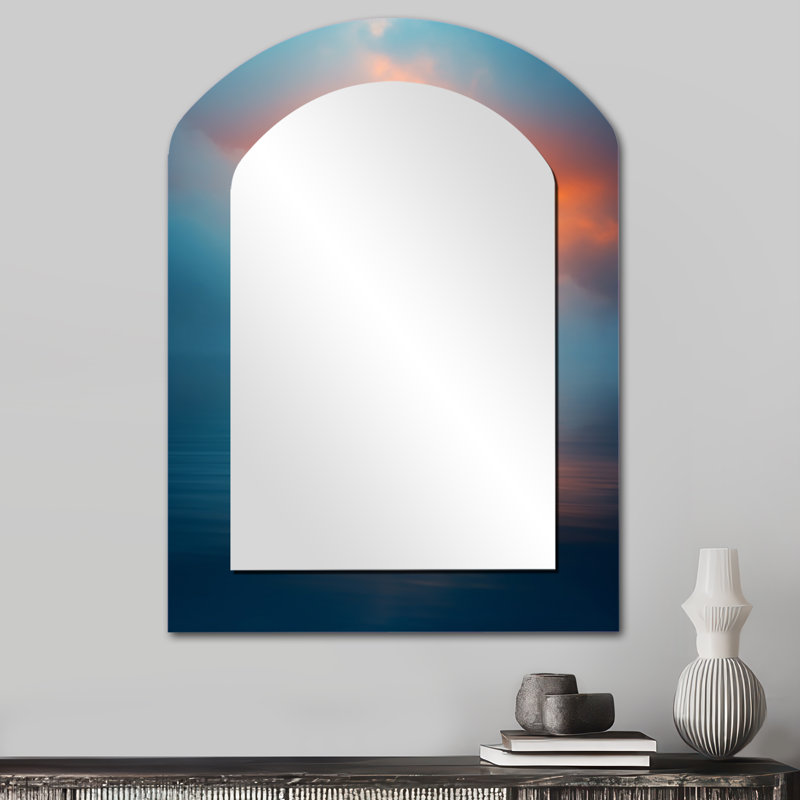 Serene Layer in Sunset Mist - Light House, 34 po x 25 po