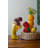  Ceramic Fruit Bud Vases, Set of 3 – 10" Tall Orange, Strawberry & Lemon
