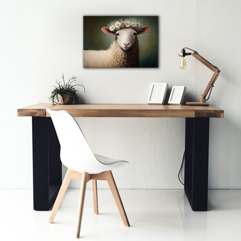 «Sheep Queen» par Seven Trees Design, H 18 po x l 26 po