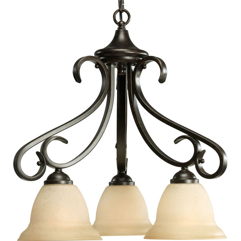 Lustre classique/traditionnel ombré 3 lumières Lilly
