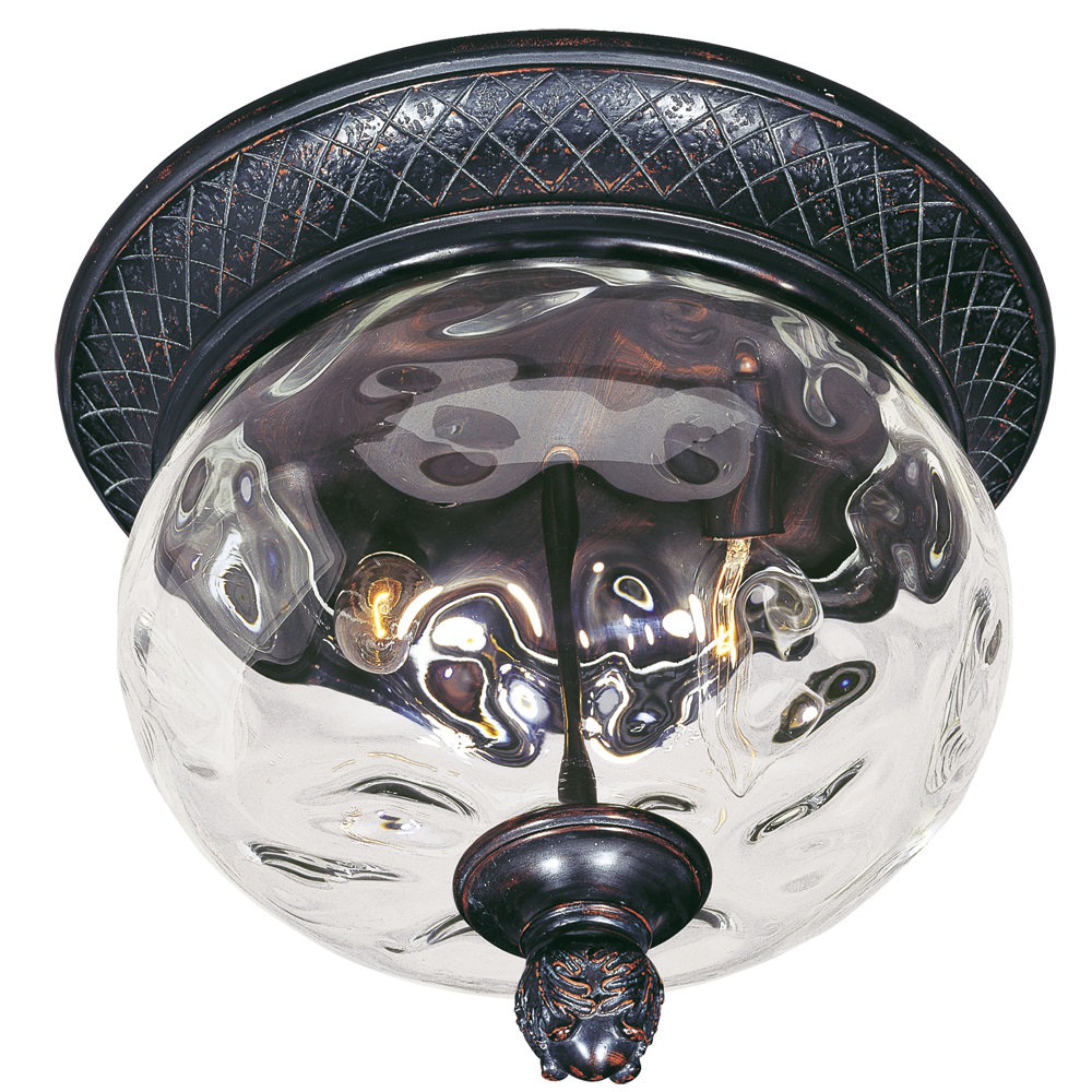 Patidar Bronze 2 - Bulb Outdoor Flush Mount Astoria Grand