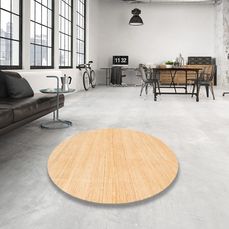 Abstract Indoor Rug, Round 4'