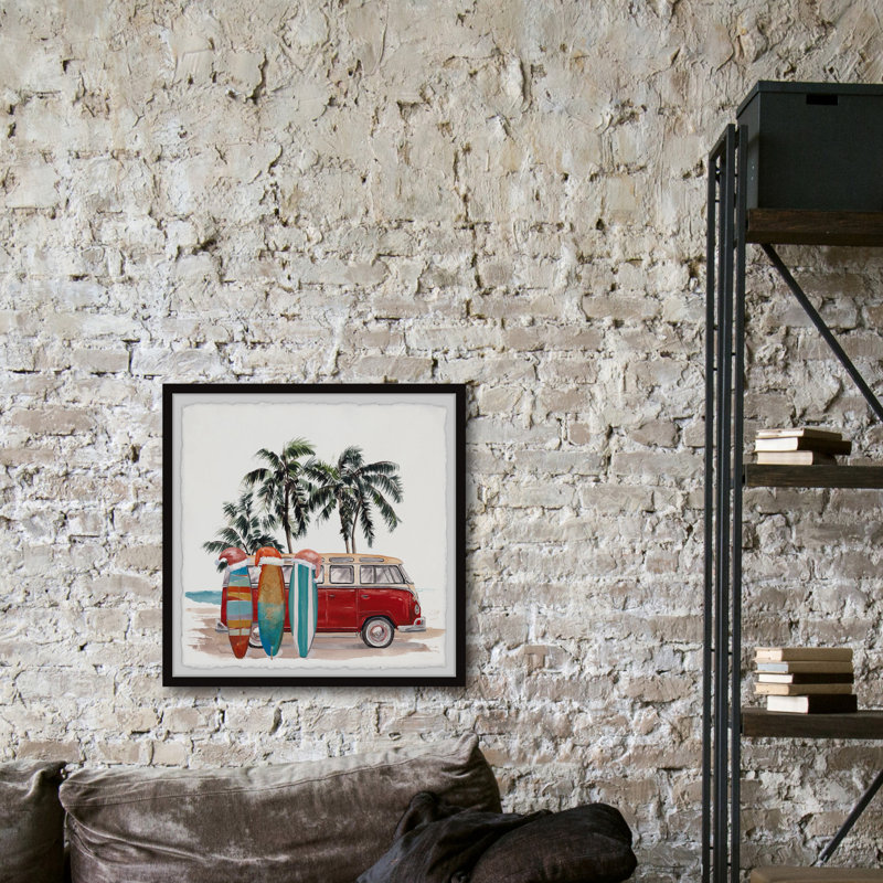 Have A Very Beachy Christmas - Single Picture Frame Painting, 61cm H x 61cm W x 3.81cm D
