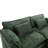 76.77" Chenille Loveseat With Ottoman-710105632