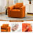 Deria 30.5'' W Velvet Swivel Barrel Chair-1307840382