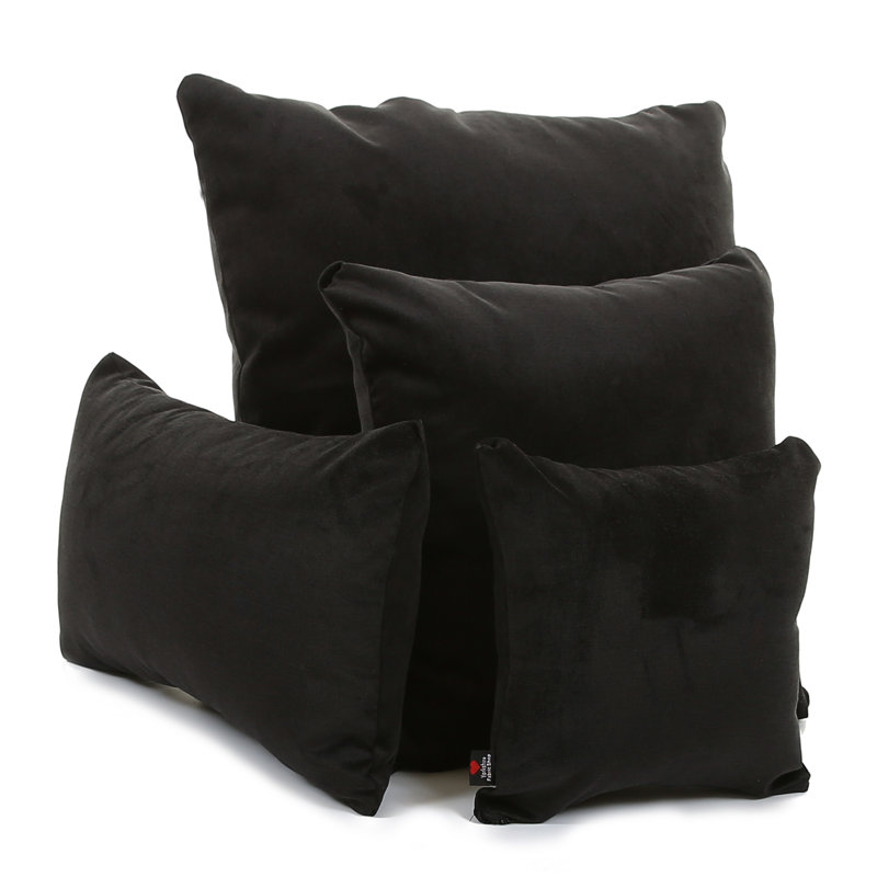 Mirador Square Cushion, Medium, Black