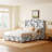 Allis Upholstered Wingback Bed-783343757-729561136