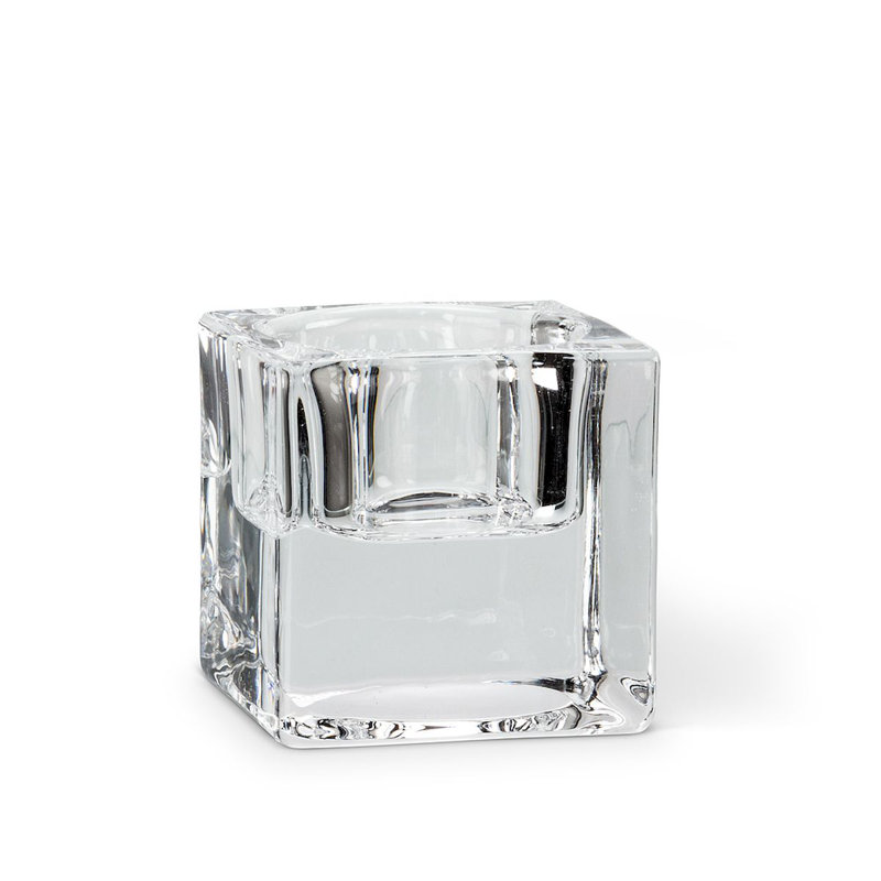 2'' H Glass Tabletop Tealight Holder