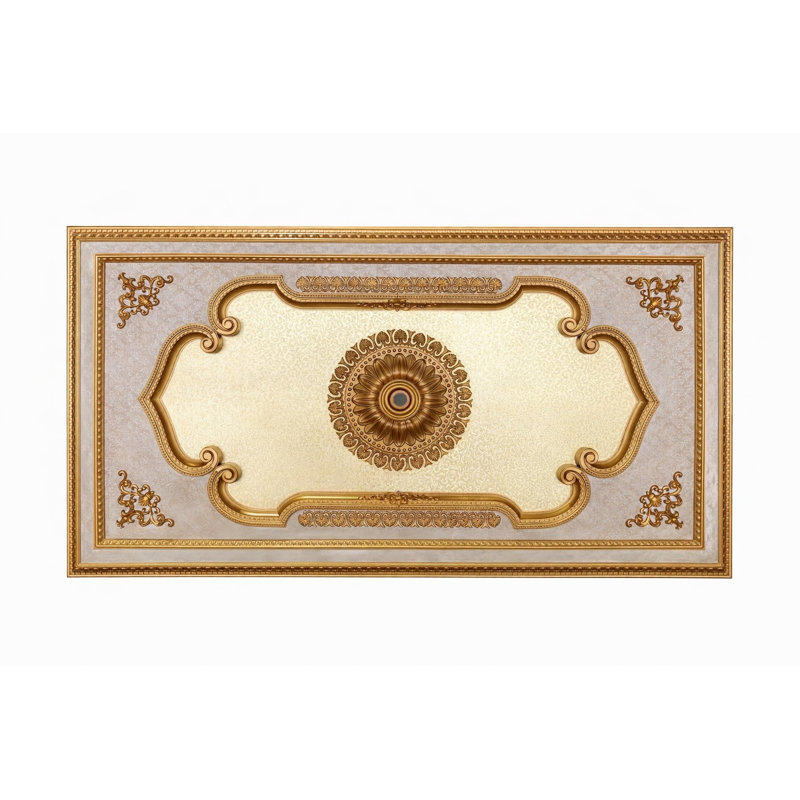 Leaf Chandelier Ceiling Medallion