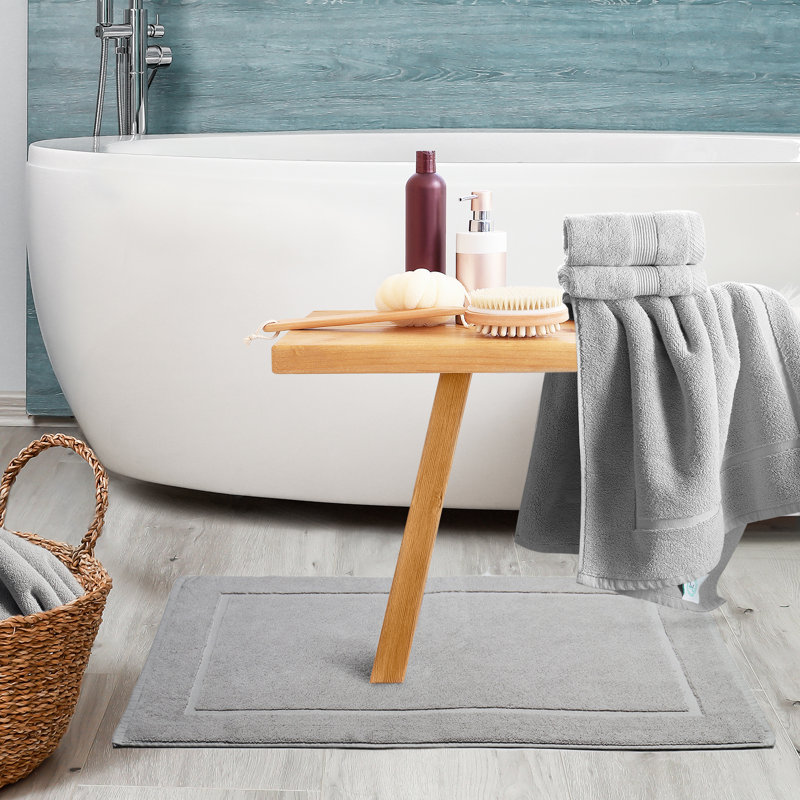 Danni-Leigh 6 Piece 100% Cotton Towel Set., Gray, 4-pack Bath Set