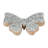 Stylish Butterfly Figurine Crafted from Wood, Glass, and Mango Wood with Intricate Mosaic Design for Elegant Decorative Accent-318858333-333485451
