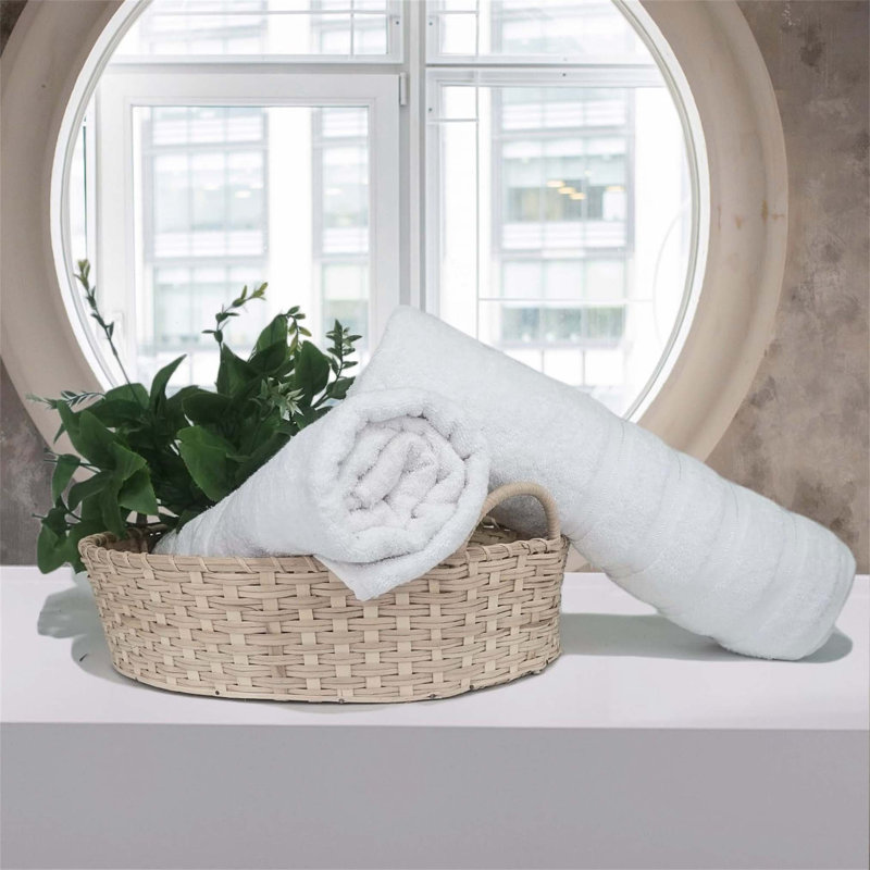 100% Cotton Bath Sheet, White