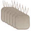Coussin de chaise en mousse à mémoire de forme sans dossier avec attaches 16 po x 16 po Cameron-1508062000-1538763900