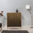 Modern Multi-Purpose Cabinet, Sonoma Oak, 37.4 x 43.7 x 14.2 inches | 100% Melamine Coated Particle Board, 0.71 inches Thick | Hornbeam Legs, Metal & Rope Handles, UV Coated, Wall-Fixable, Ample Storage